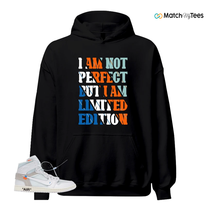NIKE AIR JORDAN 1 RETRO HIGH VIRGIL ABLOH ARCHIVE ALASKA SNEAKER Matching Tees hoodie