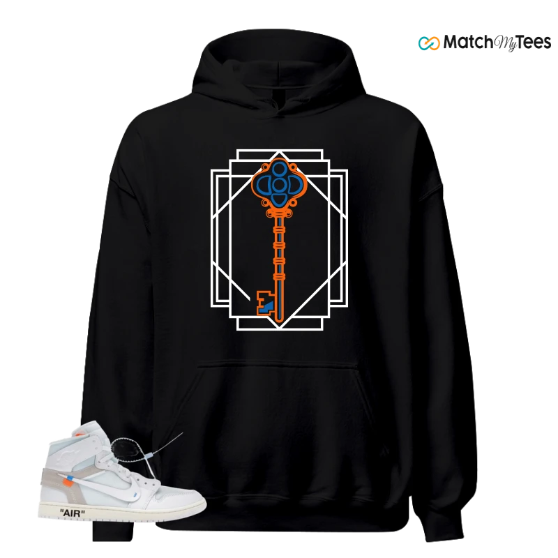 NIKE AIR JORDAN 1 RETRO HIGH VIRGIL ABLOH ARCHIVE ALASKA SNEAKER Matching Tees hoodie