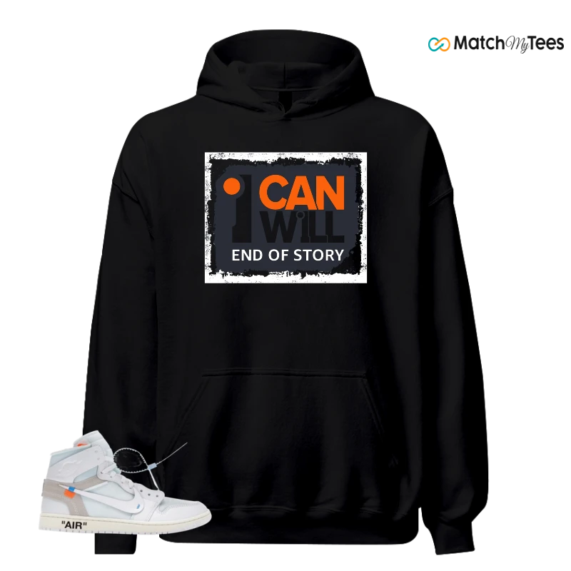 NIKE AIR JORDAN 1 RETRO HIGH VIRGIL ABLOH ARCHIVE ALASKA SNEAKER Matching Tees hoodie