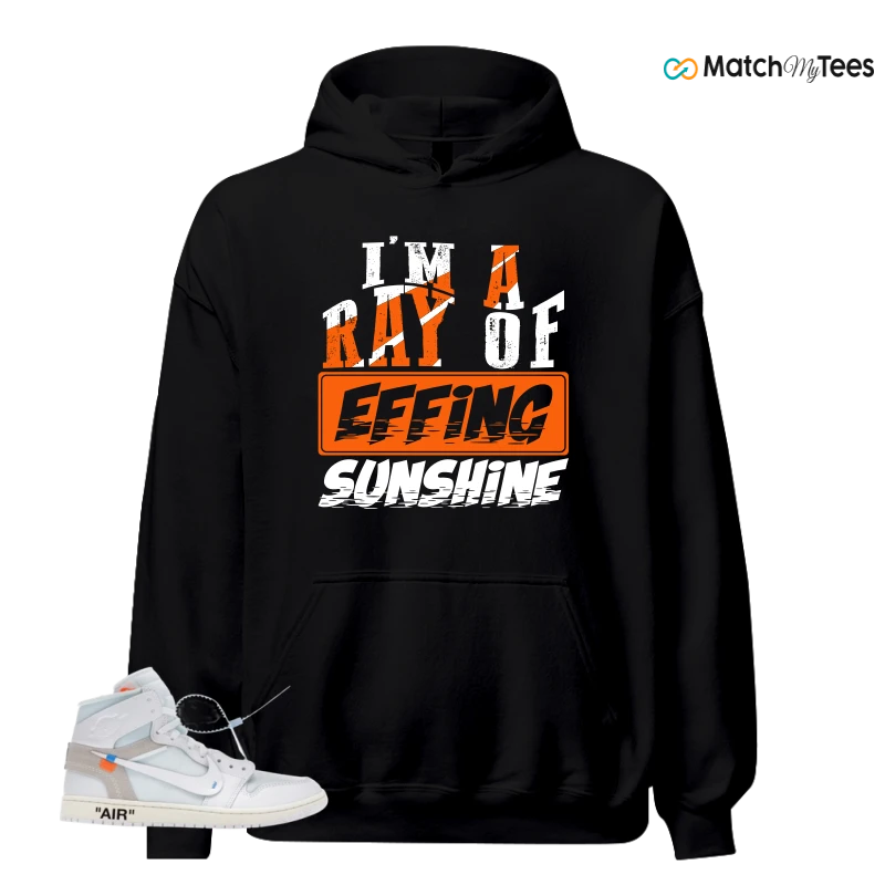 NIKE AIR JORDAN 1 RETRO HIGH VIRGIL ABLOH ARCHIVE ALASKA SNEAKER Matching Tees hoodie