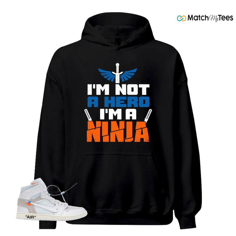 NIKE AIR JORDAN 1 RETRO HIGH VIRGIL ABLOH ARCHIVE ALASKA SNEAKER Matching Tees hoodie