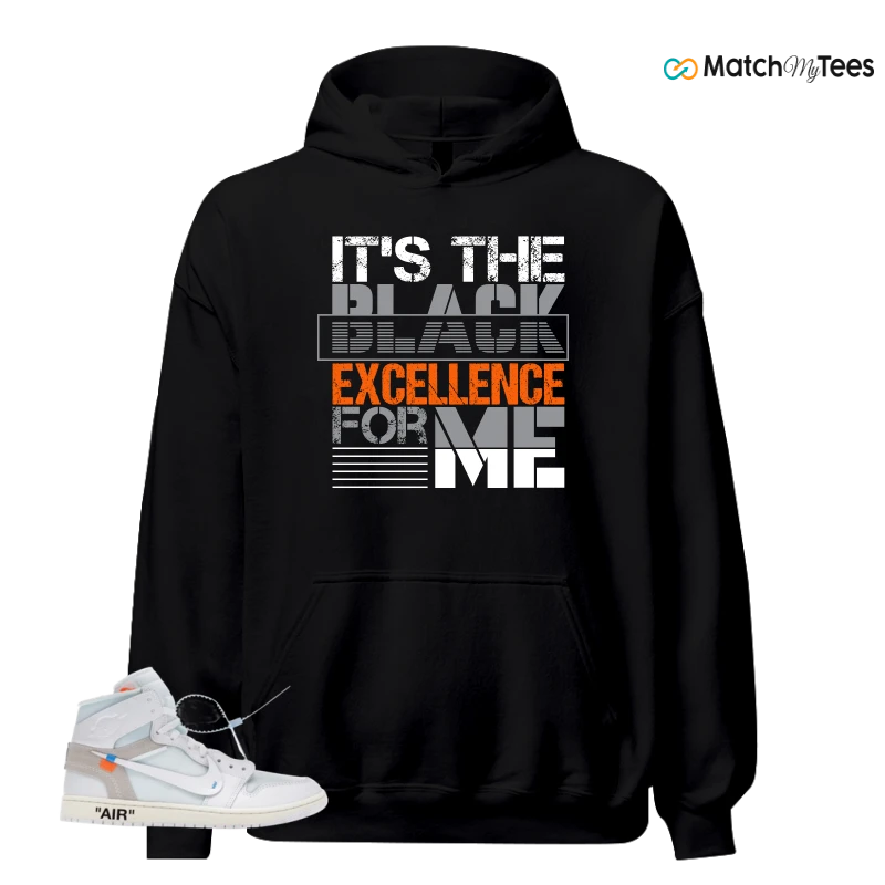 NIKE AIR JORDAN 1 RETRO HIGH VIRGIL ABLOH ARCHIVE ALASKA SNEAKER Matching Tees hoodie