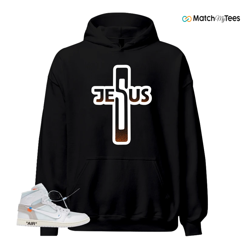 NIKE AIR JORDAN 1 RETRO HIGH VIRGIL ABLOH ARCHIVE ALASKA SNEAKER Matching Tees hoodie