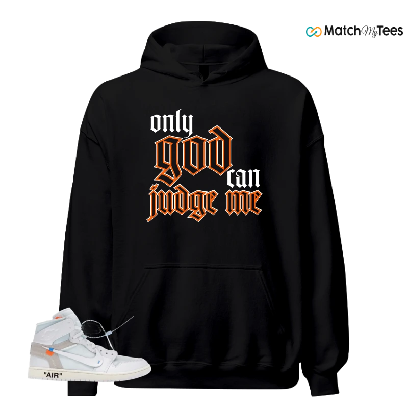 NIKE AIR JORDAN 1 RETRO HIGH VIRGIL ABLOH ARCHIVE ALASKA SNEAKER Matching Tees hoodie