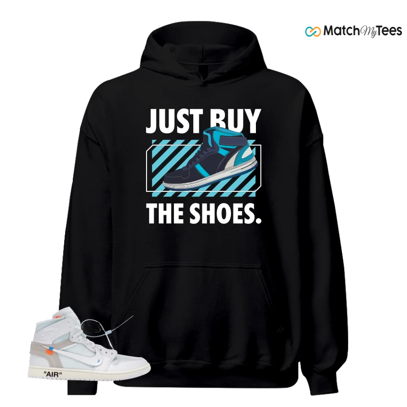 NIKE AIR JORDAN 1 RETRO HIGH VIRGIL ABLOH ARCHIVE ALASKA SNEAKER Matching Tees hoodie