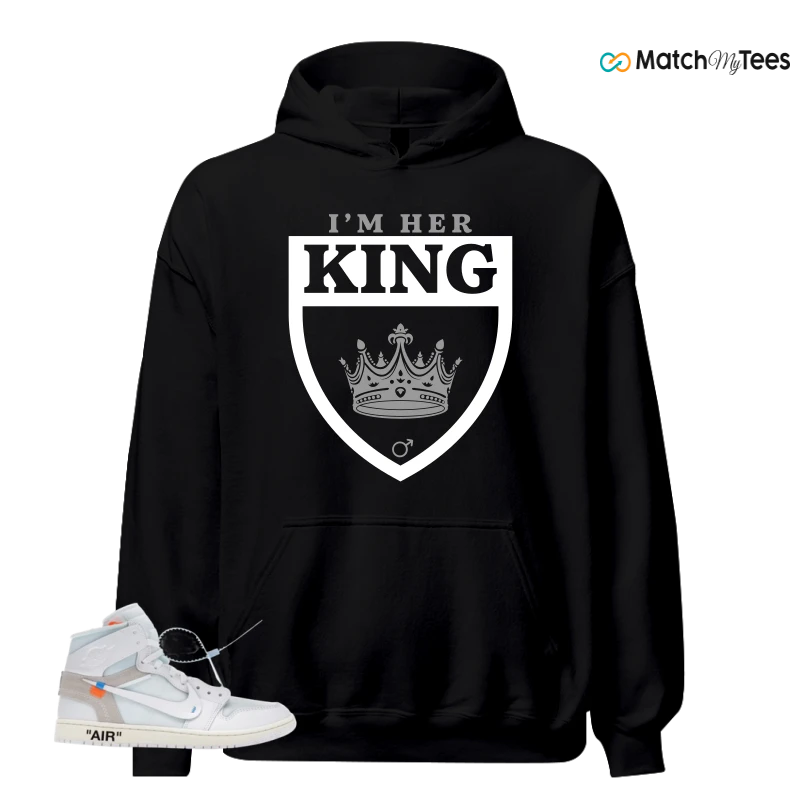 NIKE AIR JORDAN 1 RETRO HIGH VIRGIL ABLOH ARCHIVE ALASKA SNEAKER Matching Tees hoodie