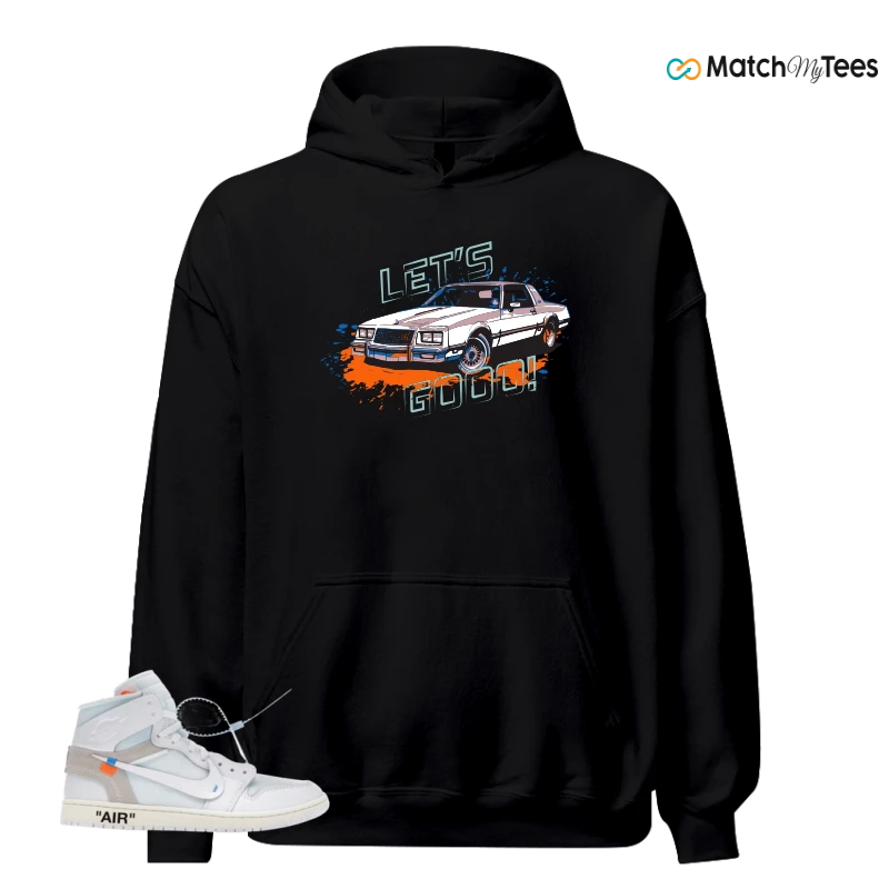 NIKE AIR JORDAN 1 RETRO HIGH VIRGIL ABLOH ARCHIVE ALASKA SNEAKER Matching Tees hoodie