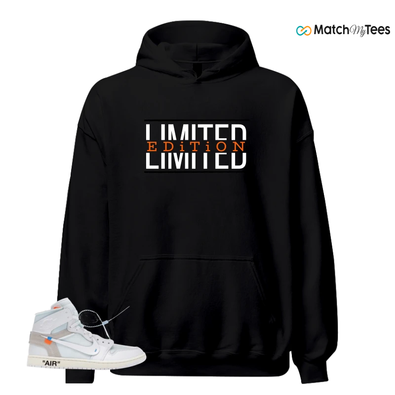 NIKE AIR JORDAN 1 RETRO HIGH VIRGIL ABLOH ARCHIVE ALASKA SNEAKER Matching Tees hoodie
