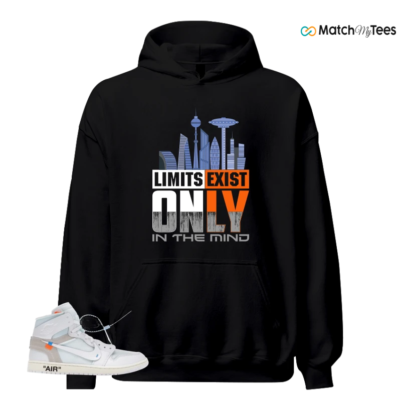 NIKE AIR JORDAN 1 RETRO HIGH VIRGIL ABLOH ARCHIVE ALASKA SNEAKER Matching Tees hoodie