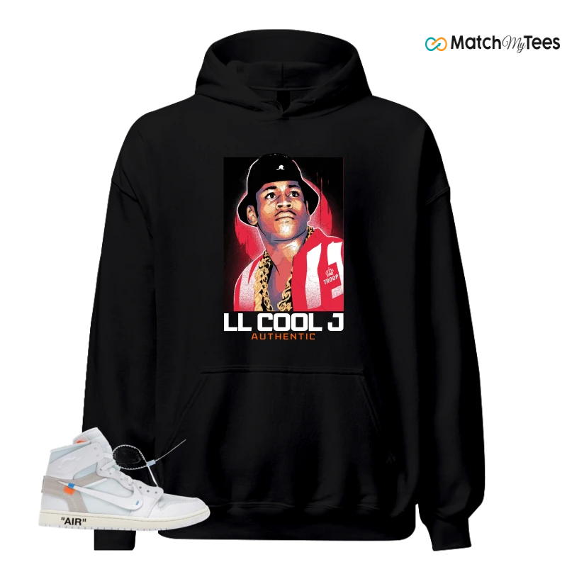 NIKE AIR JORDAN 1 RETRO HIGH VIRGIL ABLOH ARCHIVE ALASKA SNEAKER Matching Tees hoodie
