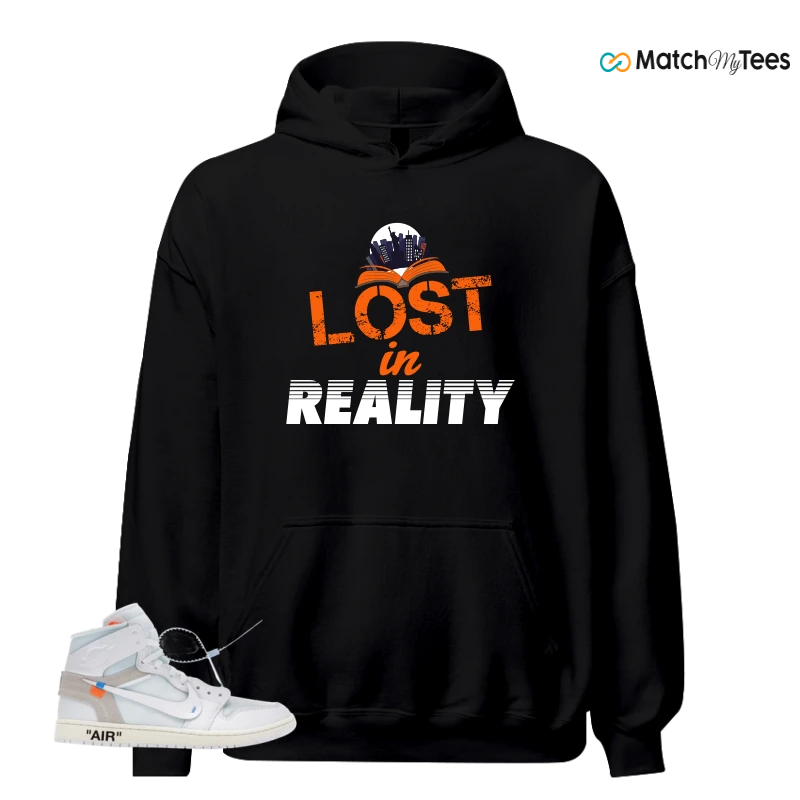 NIKE AIR JORDAN 1 RETRO HIGH VIRGIL ABLOH ARCHIVE ALASKA SNEAKER Matching Tees hoodie