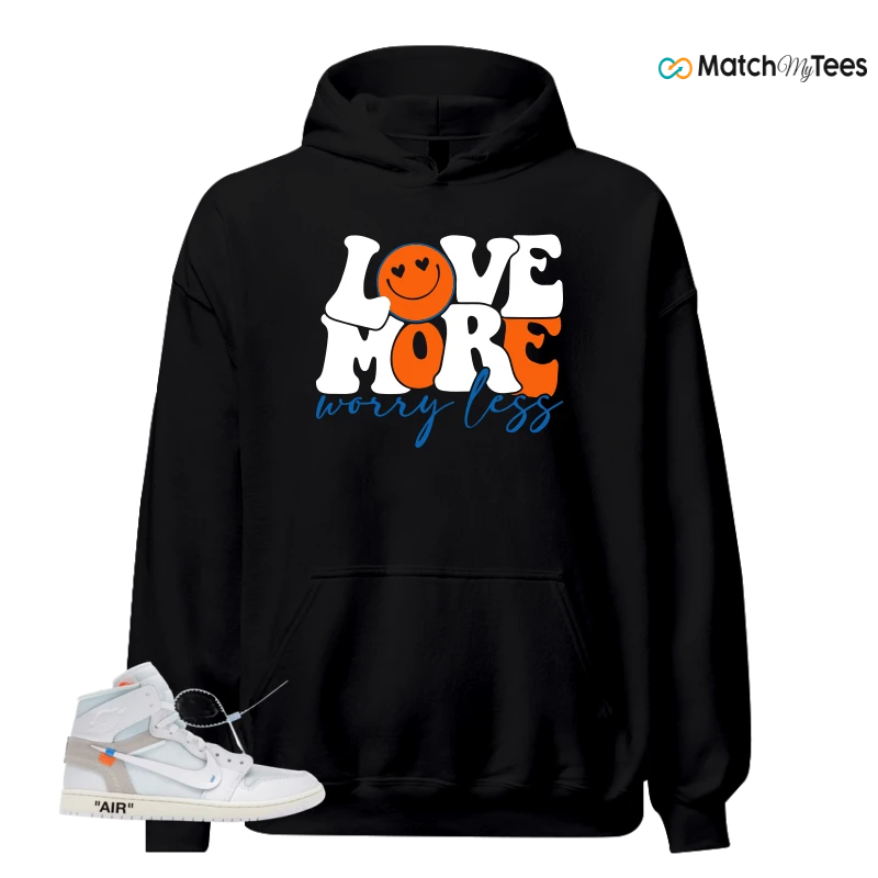 NIKE AIR JORDAN 1 RETRO HIGH VIRGIL ABLOH ARCHIVE ALASKA SNEAKER Matching Tees hoodie