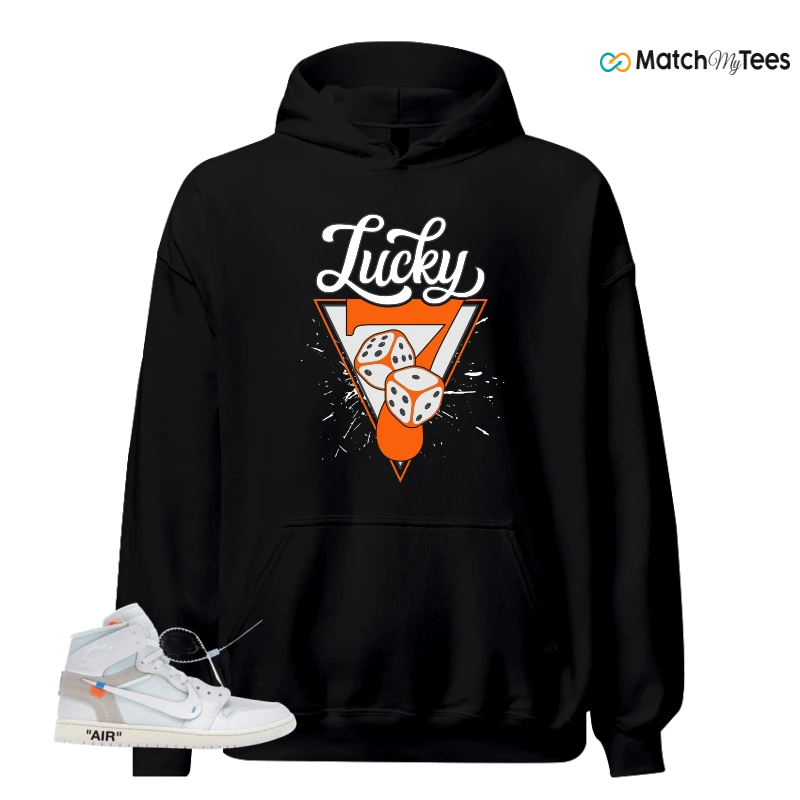 NIKE AIR JORDAN 1 RETRO HIGH VIRGIL ABLOH ARCHIVE ALASKA SNEAKER Matching Tees hoodie