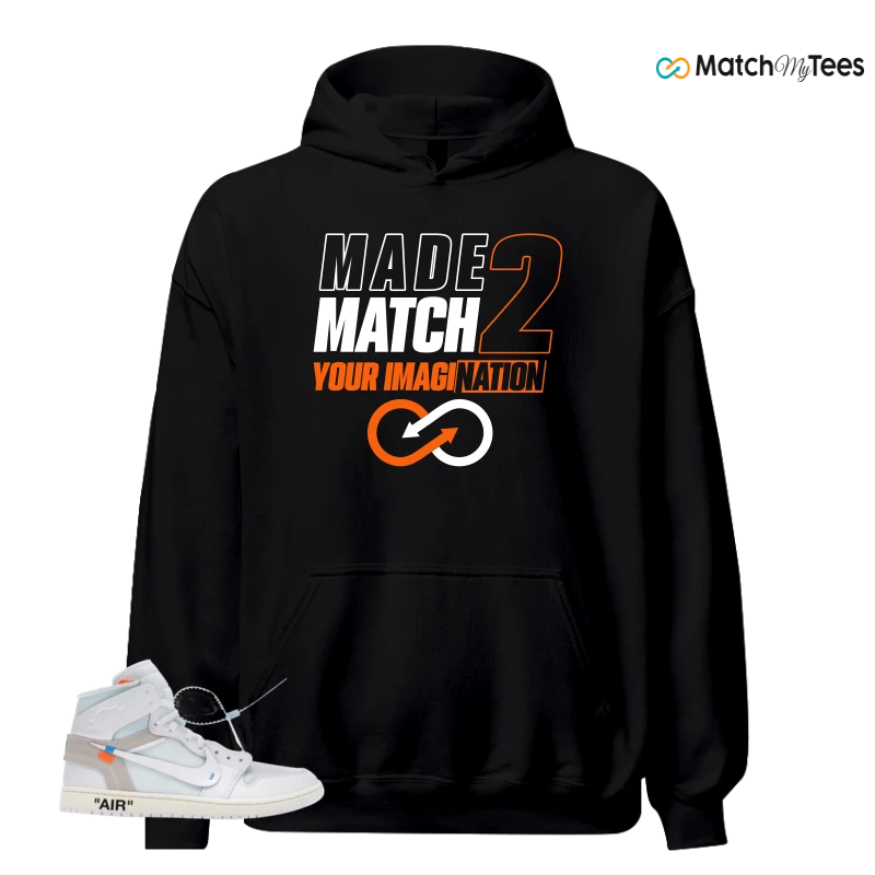 NIKE AIR JORDAN 1 RETRO HIGH VIRGIL ABLOH ARCHIVE ALASKA SNEAKER Matching Tees hoodie