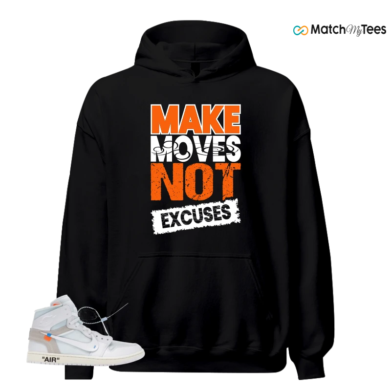 NIKE AIR JORDAN 1 RETRO HIGH VIRGIL ABLOH ARCHIVE ALASKA SNEAKER Matching Tees hoodie