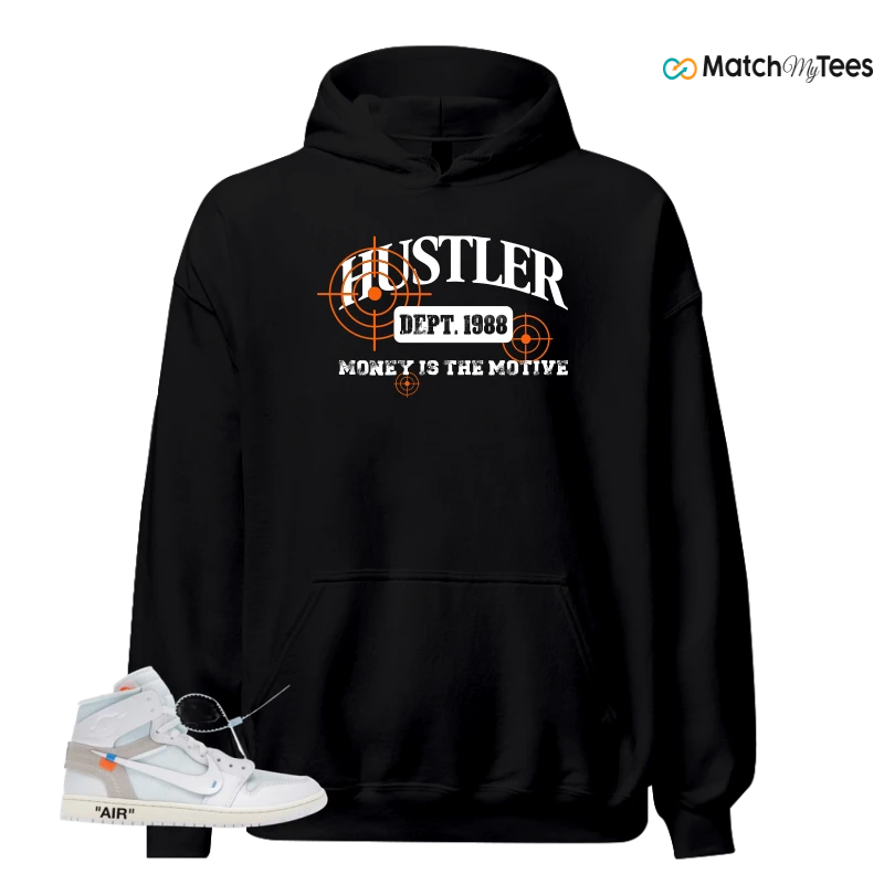 NIKE AIR JORDAN 1 RETRO HIGH VIRGIL ABLOH ARCHIVE ALASKA SNEAKER Matching Tees hoodie