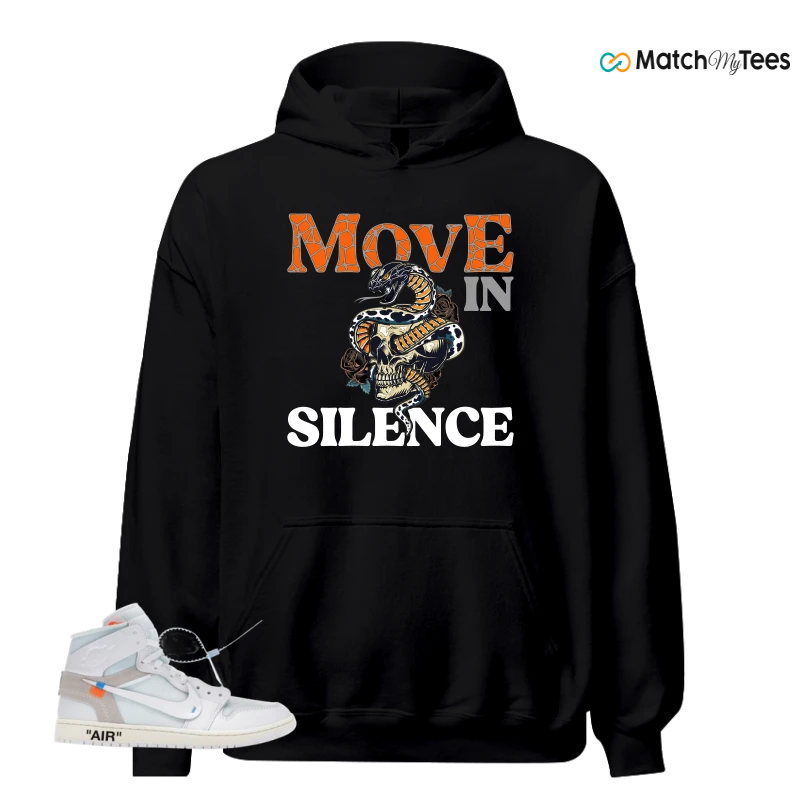 NIKE AIR JORDAN 1 RETRO HIGH VIRGIL ABLOH ARCHIVE ALASKA SNEAKER Matching Tees hoodie