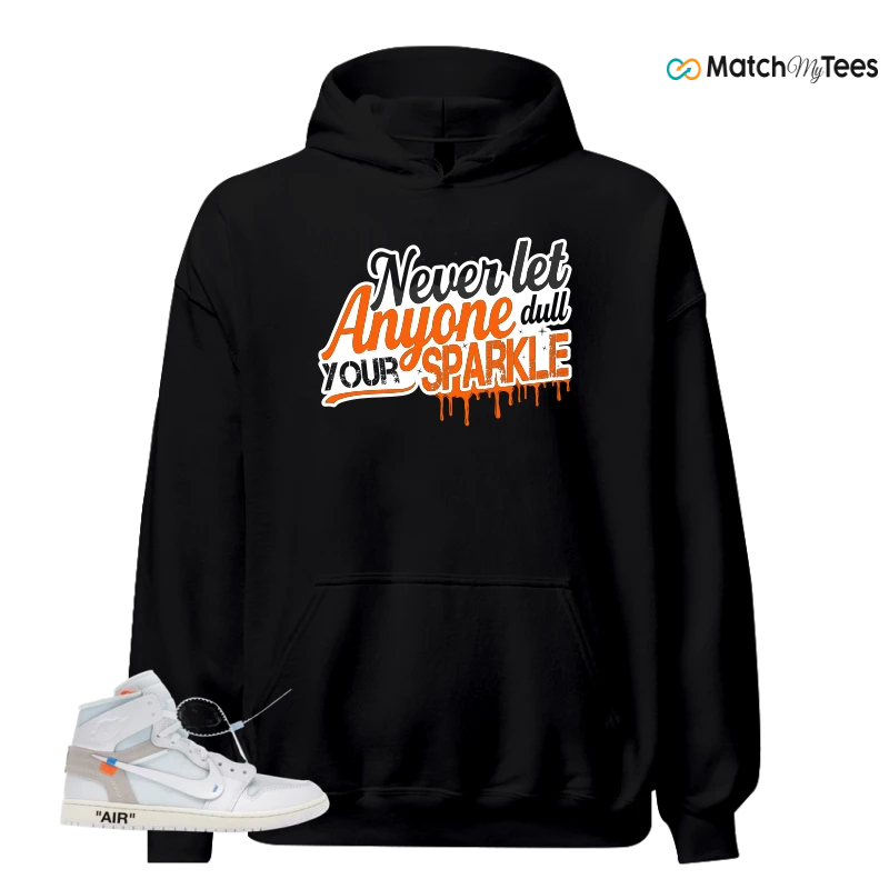 NIKE AIR JORDAN 1 RETRO HIGH VIRGIL ABLOH ARCHIVE ALASKA SNEAKER Matching Tees hoodie