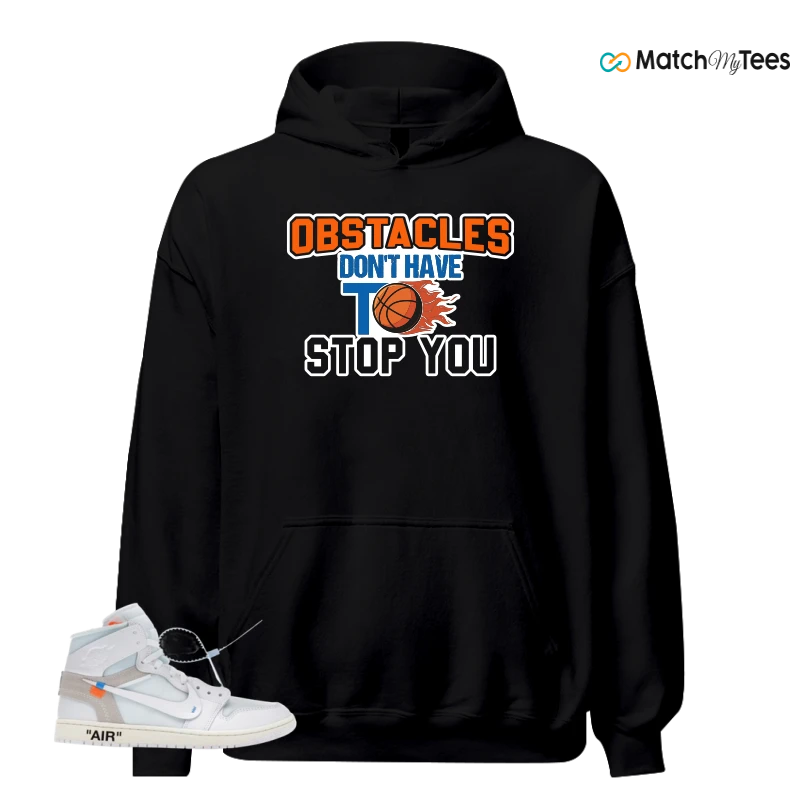NIKE AIR JORDAN 1 RETRO HIGH VIRGIL ABLOH ARCHIVE ALASKA SNEAKER Matching Tees hoodie