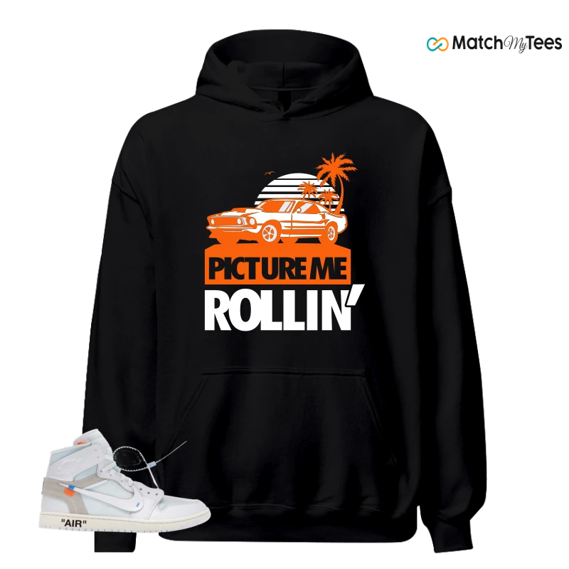 NIKE AIR JORDAN 1 RETRO HIGH VIRGIL ABLOH ARCHIVE ALASKA SNEAKER Matching Tees hoodie