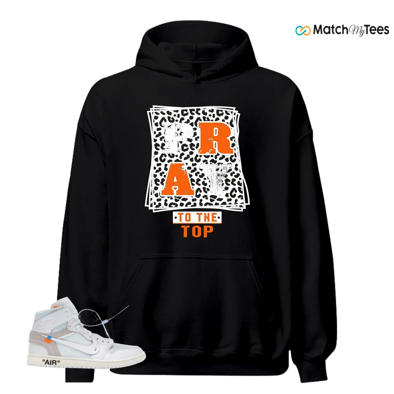 NIKE AIR JORDAN 1 RETRO HIGH VIRGIL ABLOH ARCHIVE ALASKA SNEAKER Matching Tees hoodie
