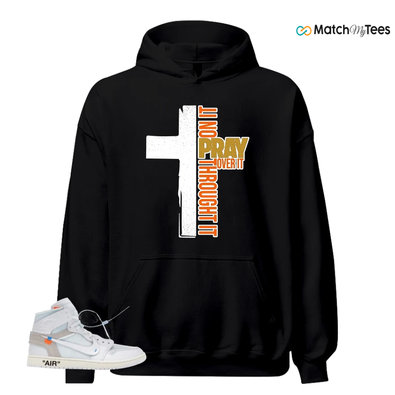 NIKE AIR JORDAN 1 RETRO HIGH VIRGIL ABLOH ARCHIVE ALASKA SNEAKER Matching Tees hoodie