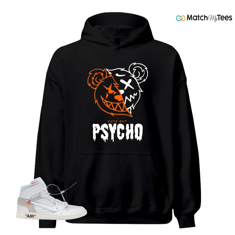 NIKE AIR JORDAN 1 RETRO HIGH VIRGIL ABLOH ARCHIVE ALASKA SNEAKER Matching Tees hoodie