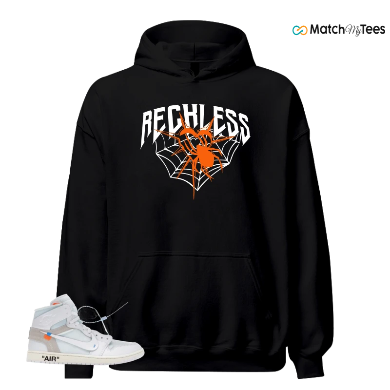 NIKE AIR JORDAN 1 RETRO HIGH VIRGIL ABLOH ARCHIVE ALASKA SNEAKER Matching Tees hoodie