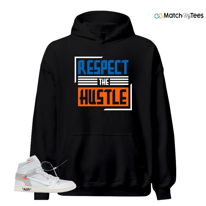 NIKE AIR JORDAN 1 RETRO HIGH VIRGIL ABLOH ARCHIVE ALASKA SNEAKER Matching Tees hoodie