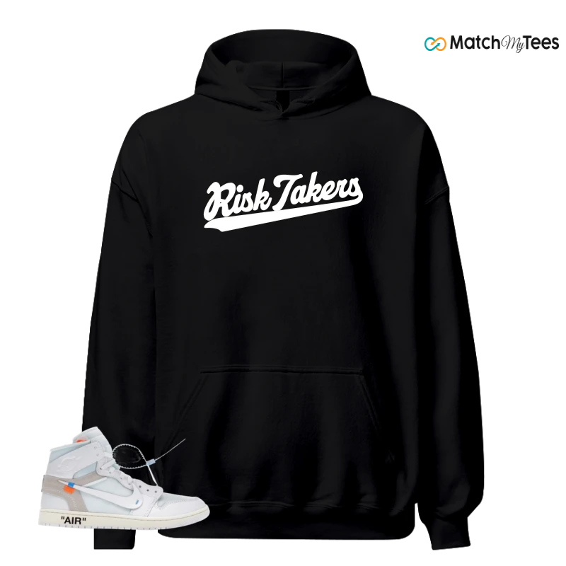NIKE AIR JORDAN 1 RETRO HIGH VIRGIL ABLOH ARCHIVE ALASKA SNEAKER Matching Tees hoodie