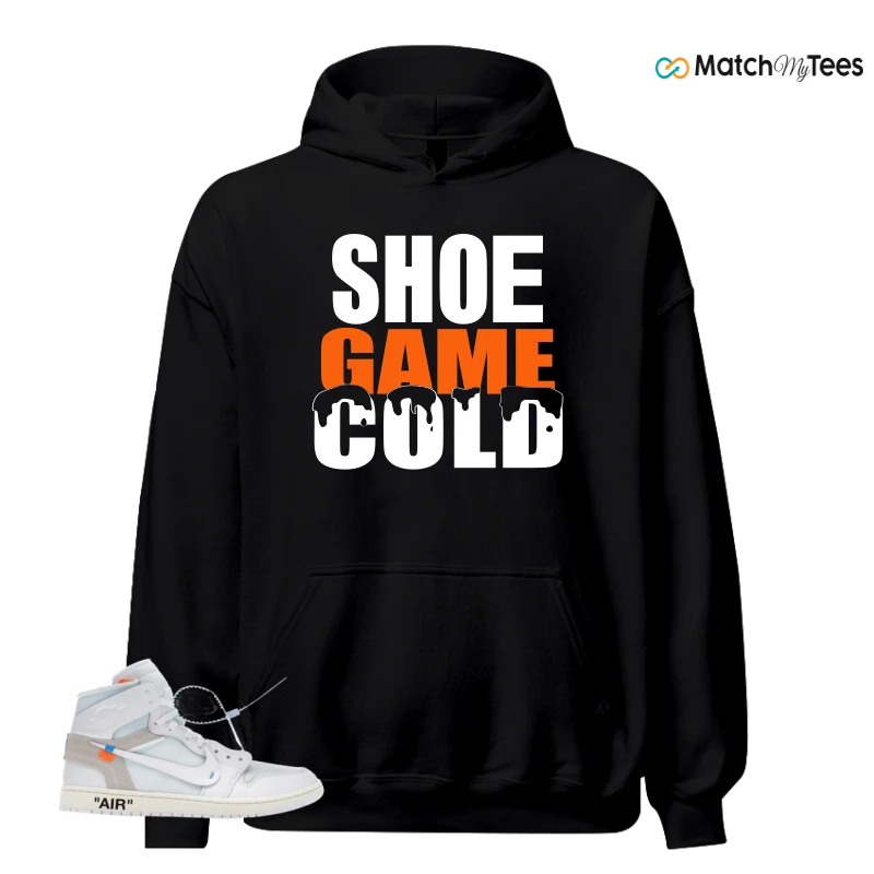 NIKE AIR JORDAN 1 RETRO HIGH VIRGIL ABLOH ARCHIVE ALASKA SNEAKER Matching Tees hoodie