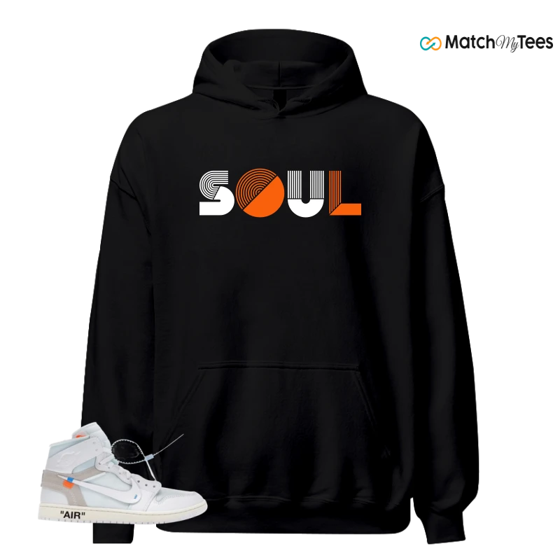 NIKE AIR JORDAN 1 RETRO HIGH VIRGIL ABLOH ARCHIVE ALASKA SNEAKER Matching Tees hoodie