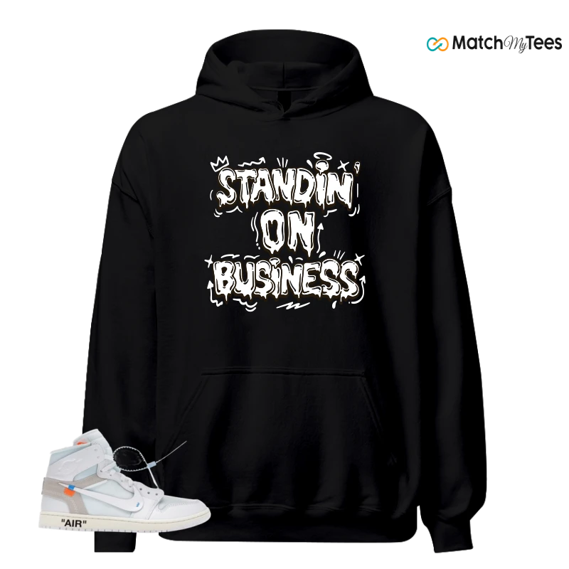 NIKE AIR JORDAN 1 RETRO HIGH VIRGIL ABLOH ARCHIVE ALASKA SNEAKER Matching Tees hoodie