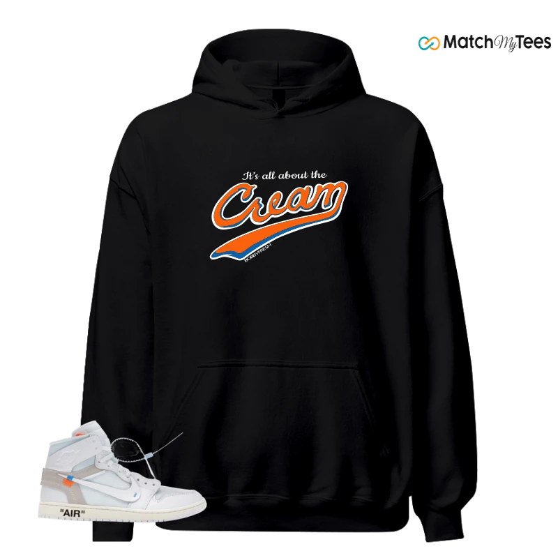 NIKE AIR JORDAN 1 RETRO HIGH VIRGIL ABLOH ARCHIVE ALASKA SNEAKER Matching Tees hoodie