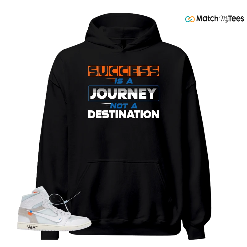 NIKE AIR JORDAN 1 RETRO HIGH VIRGIL ABLOH ARCHIVE ALASKA SNEAKER Matching Tees hoodie
