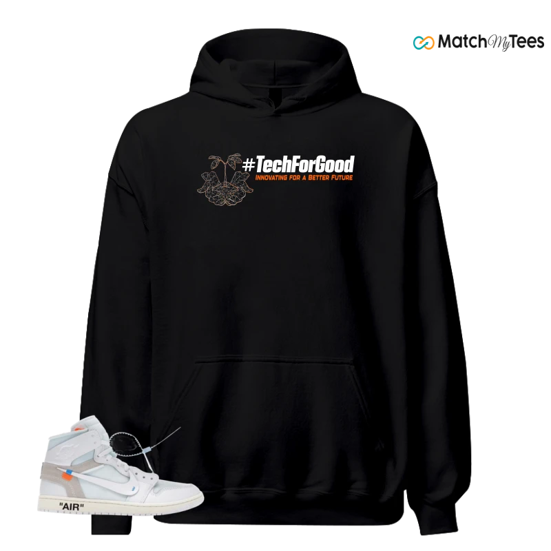 NIKE AIR JORDAN 1 RETRO HIGH VIRGIL ABLOH ARCHIVE ALASKA SNEAKER Matching Tees hoodie