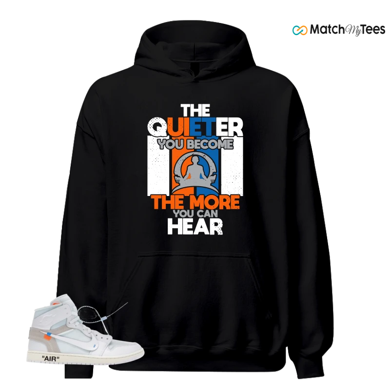NIKE AIR JORDAN 1 RETRO HIGH VIRGIL ABLOH ARCHIVE ALASKA SNEAKER Matching Tees hoodie