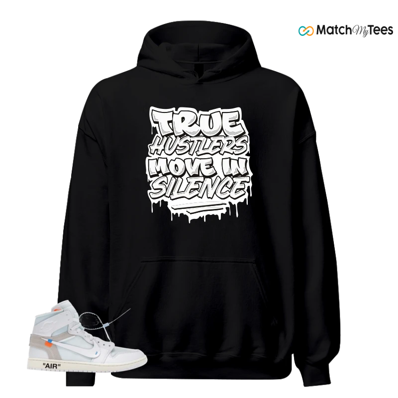 NIKE AIR JORDAN 1 RETRO HIGH VIRGIL ABLOH ARCHIVE ALASKA SNEAKER Matching Tees hoodie