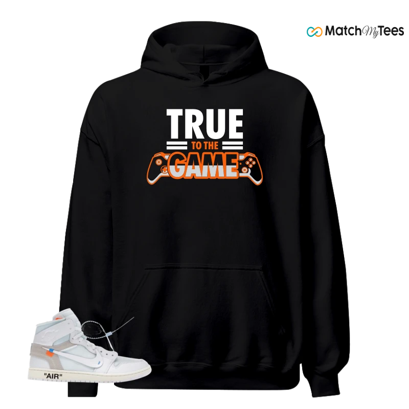 NIKE AIR JORDAN 1 RETRO HIGH VIRGIL ABLOH ARCHIVE ALASKA SNEAKER Matching Tees hoodie