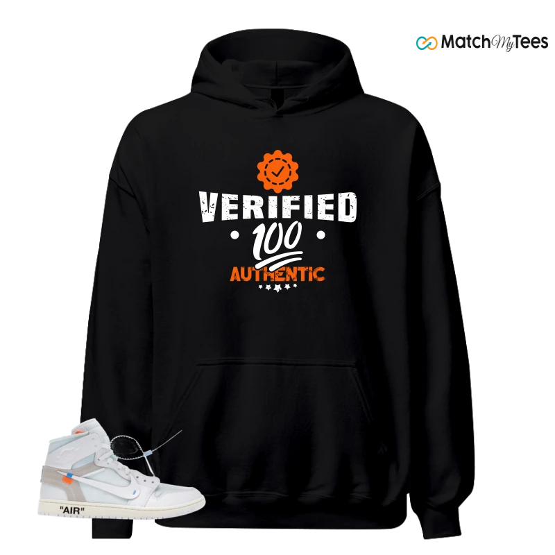 NIKE AIR JORDAN 1 RETRO HIGH VIRGIL ABLOH ARCHIVE ALASKA SNEAKER Matching Tees hoodie