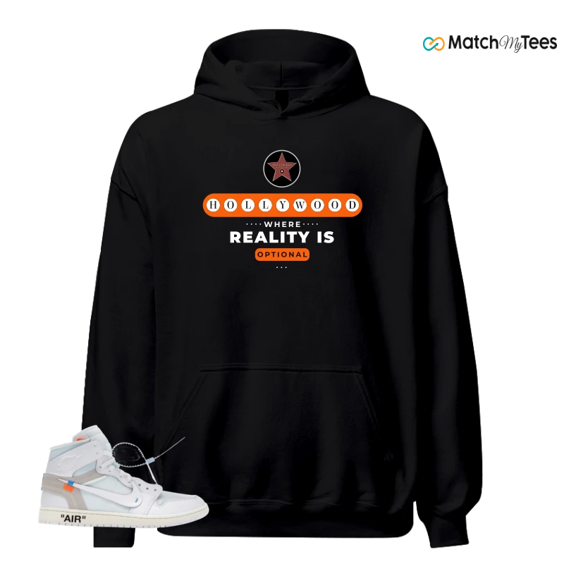 NIKE AIR JORDAN 1 RETRO HIGH VIRGIL ABLOH ARCHIVE ALASKA SNEAKER Matching Tees hoodie