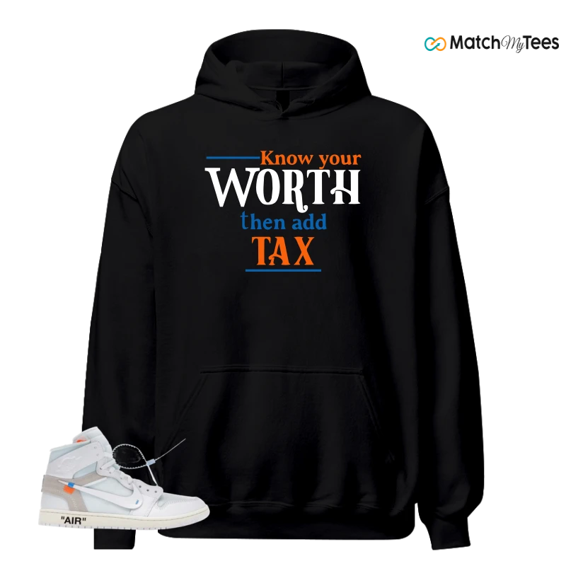 NIKE AIR JORDAN 1 RETRO HIGH VIRGIL ABLOH ARCHIVE ALASKA SNEAKER Matching Tees hoodie