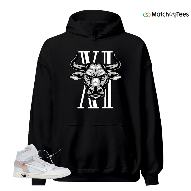 NIKE AIR JORDAN 1 RETRO HIGH VIRGIL ABLOH ARCHIVE ALASKA SNEAKER Matching Tees hoodie