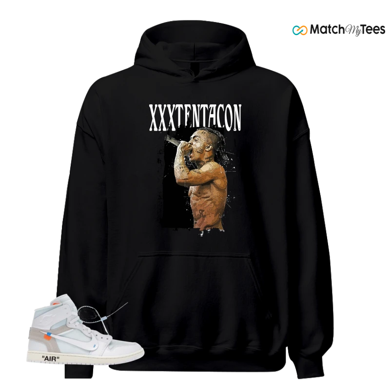 NIKE AIR JORDAN 1 RETRO HIGH VIRGIL ABLOH ARCHIVE ALASKA SNEAKER Matching Tees hoodie
