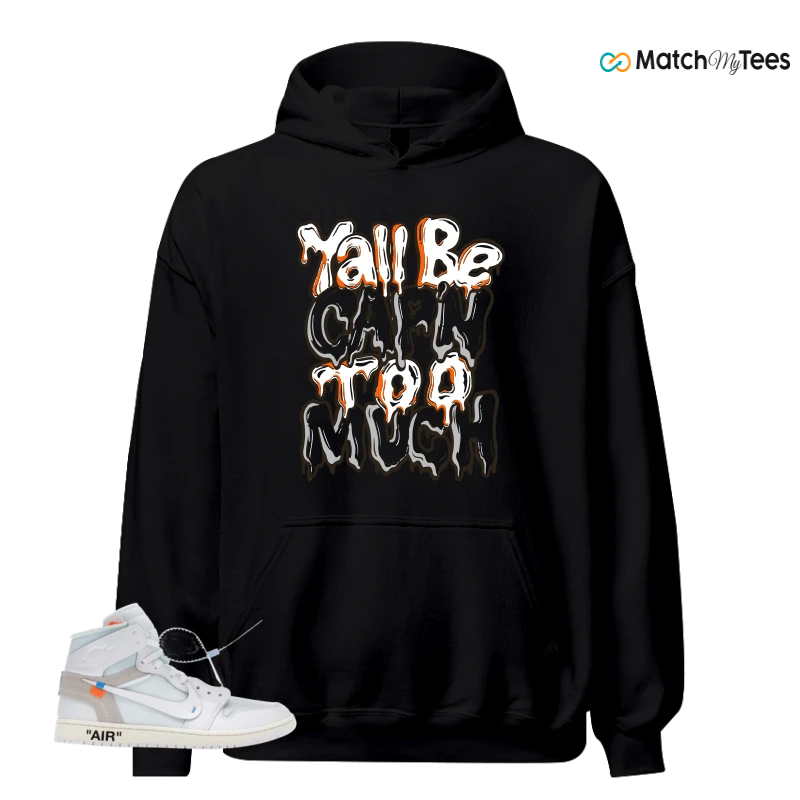NIKE AIR JORDAN 1 RETRO HIGH VIRGIL ABLOH ARCHIVE ALASKA SNEAKER Matching Tees hoodie