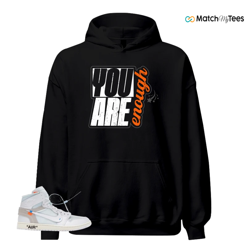 NIKE AIR JORDAN 1 RETRO HIGH VIRGIL ABLOH ARCHIVE ALASKA SNEAKER Matching Tees hoodie