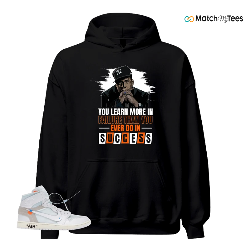 NIKE AIR JORDAN 1 RETRO HIGH VIRGIL ABLOH ARCHIVE ALASKA SNEAKER Matching Tees hoodie