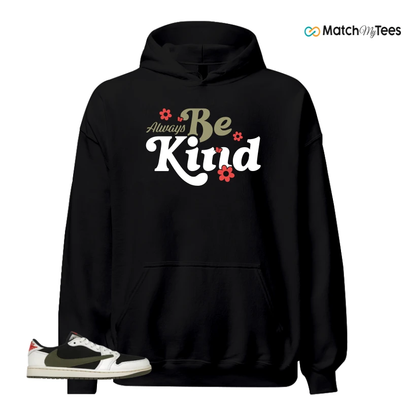 NIKE AIR JORDAN 1 RETRO LOW OG SP TRAVIS SCOTT OLIVE SNEAKER Matching Tees hoodie