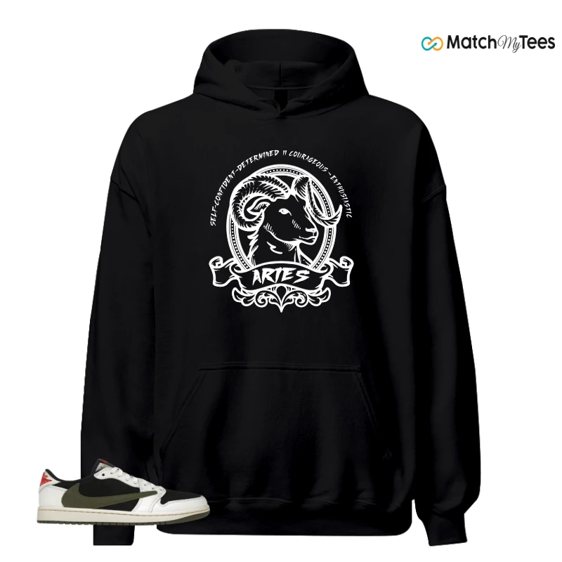 NIKE AIR JORDAN 1 RETRO LOW OG SP TRAVIS SCOTT OLIVE SNEAKER Matching Tees hoodie