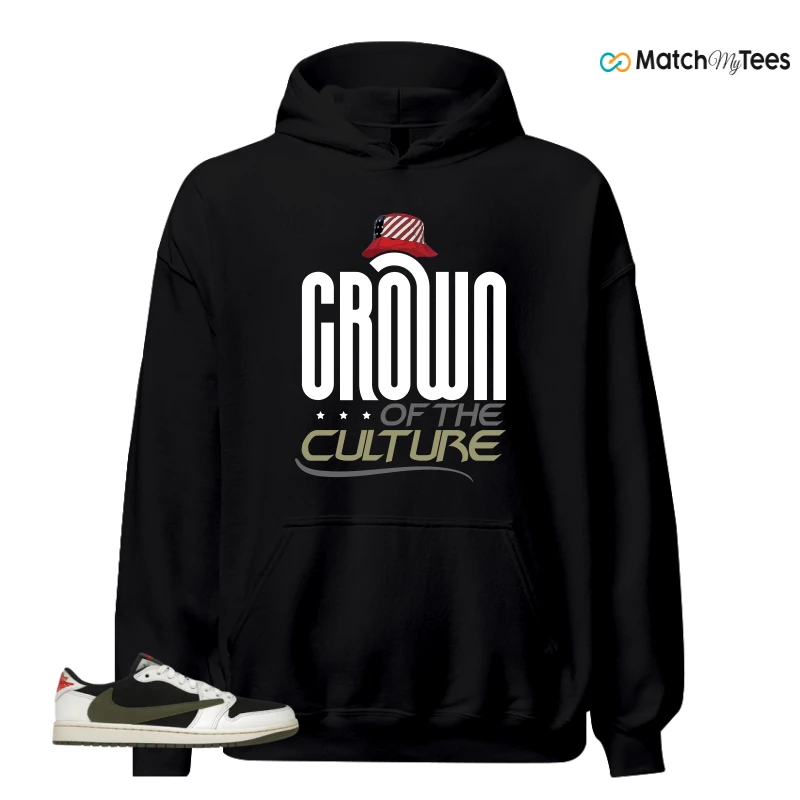 NIKE AIR JORDAN 1 RETRO LOW OG SP TRAVIS SCOTT OLIVE SNEAKER Matching Tees hoodie